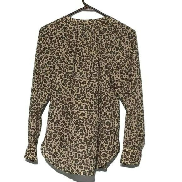 Loft Animal Print Pullover Top XS - Picture 2 of 6